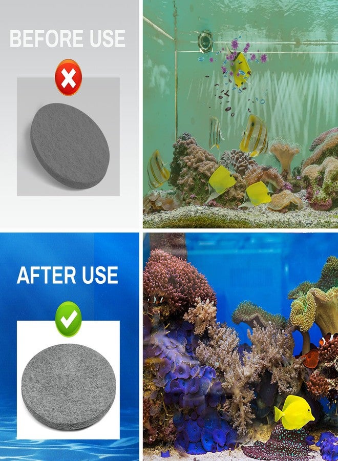 Innconee 6 Pcs Nitrite Remover Pad Compatible with Fx4 Fx5 Fx6 Replacement Aquarium Filter Media Canister Filters, Gray - Image 3